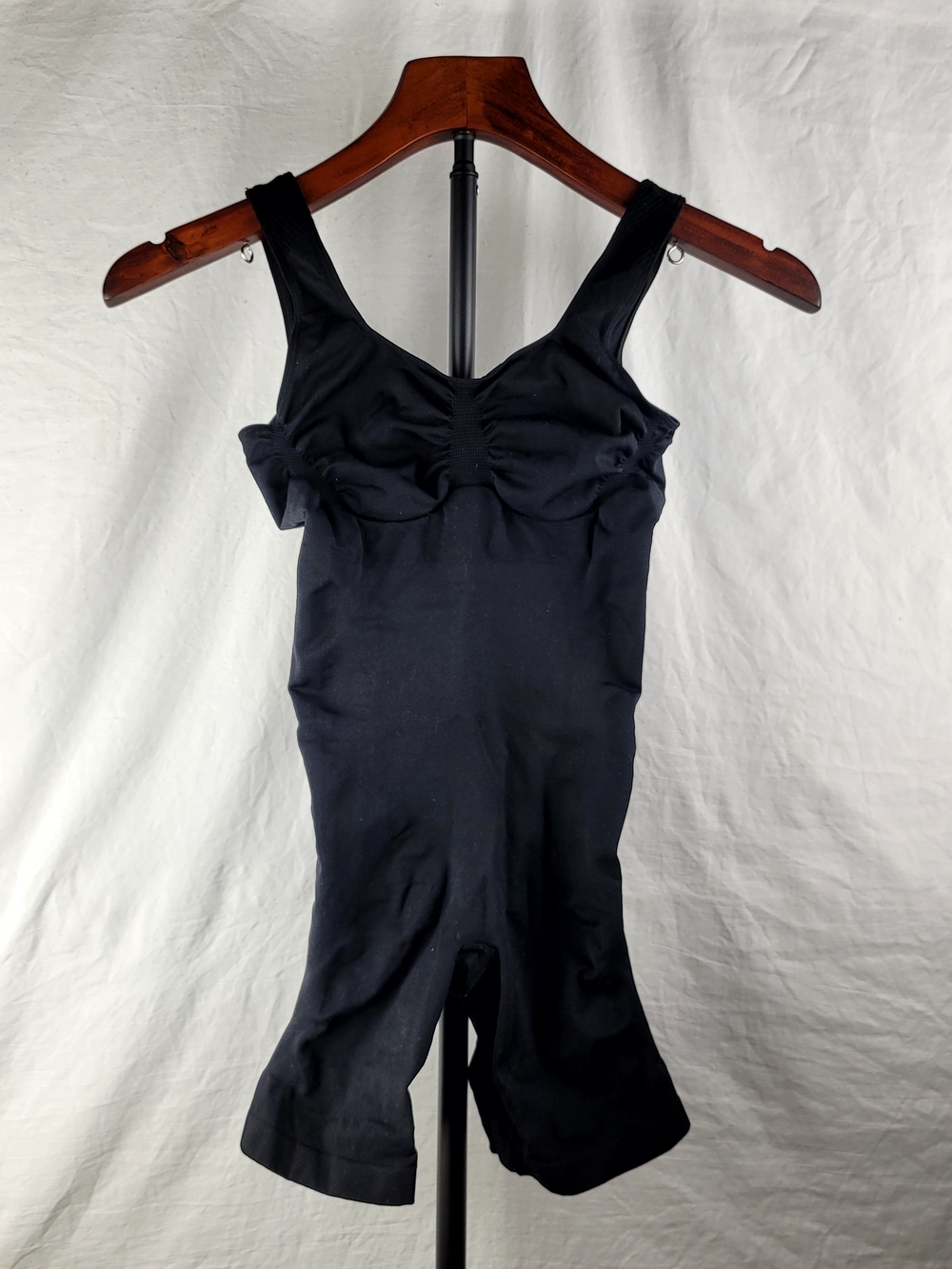 NWOT Yitty Fabletics Nearly Naked Mid-Thigh Bodysuit Black XS/S